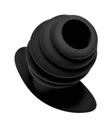 Hive Ass Tunnel Silicone Ribbed Hollow Anal Plug