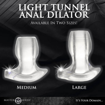 Light-tunnel Light-up Anal Dilator - Medium