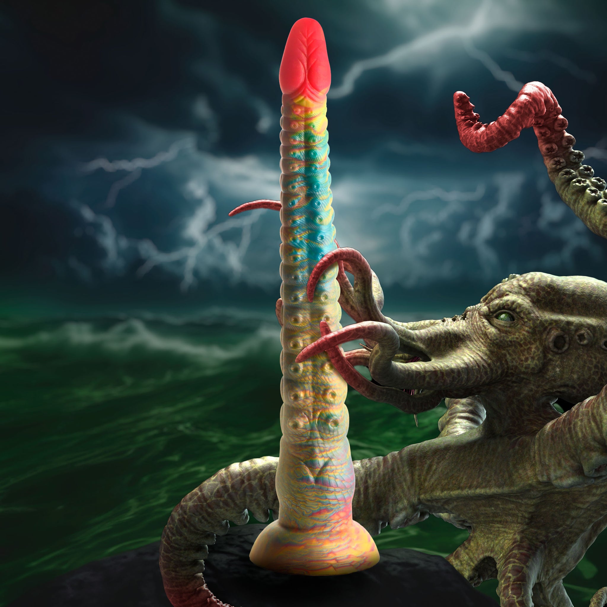 Tenta-dick Tentacle Silicone Dildo